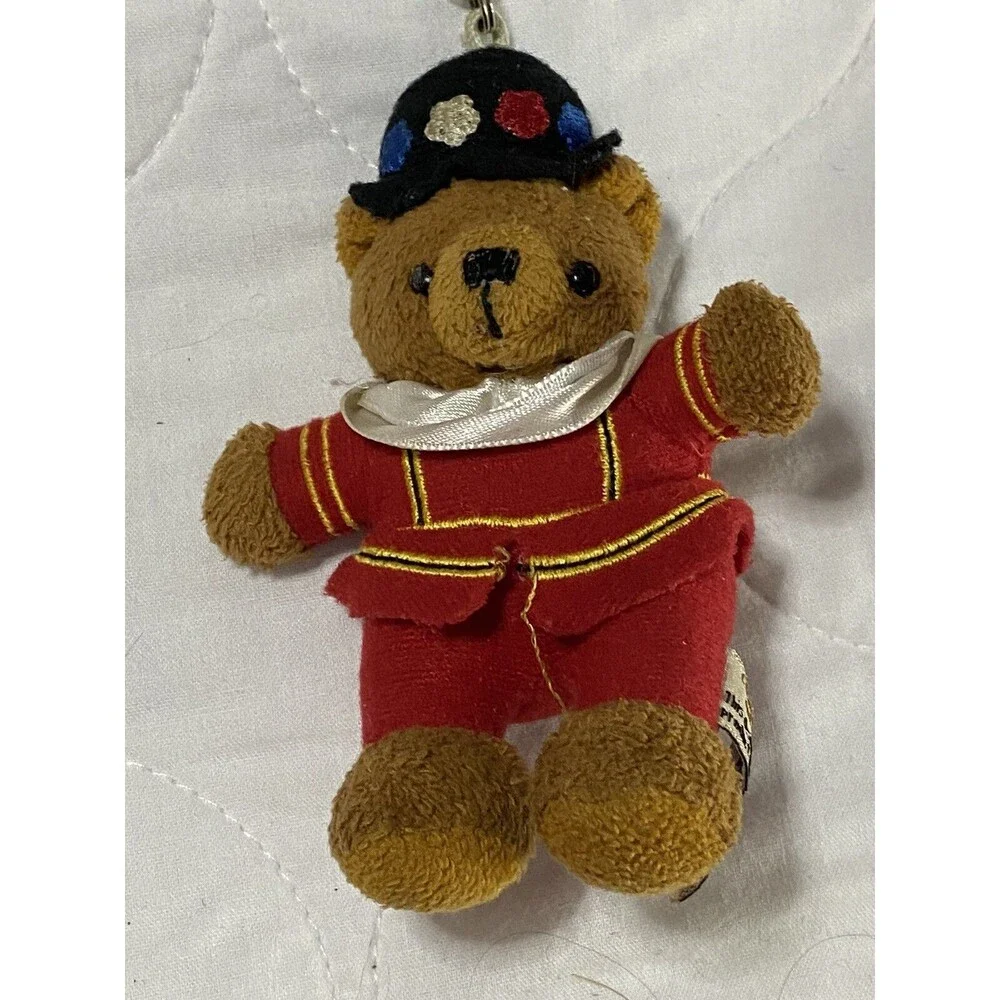 Teddy Bear Keel Toys British Royal Guard London Beefeater Plush Red Stuffed 9